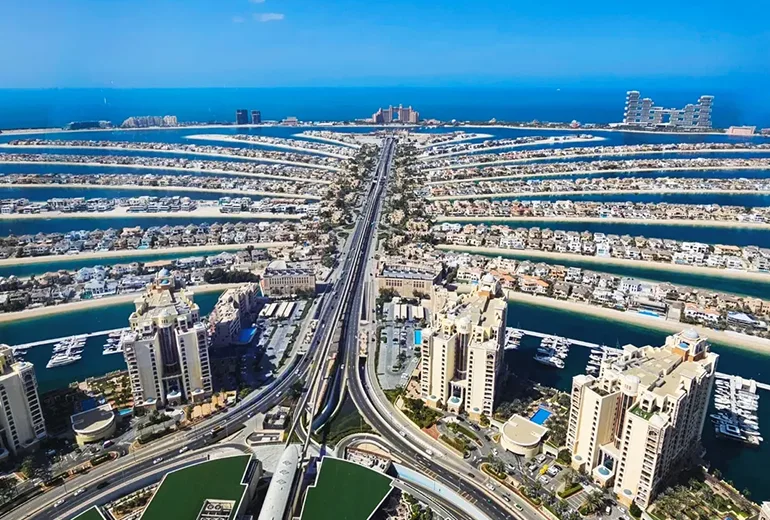 پالم جمیرا یکی از گرانترین محله های دبی