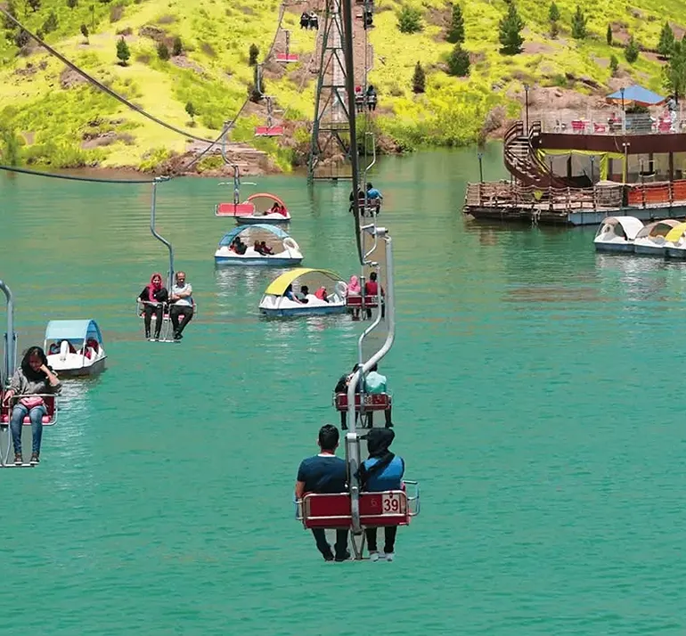 سد چالیدره​ در سفر به مشهد