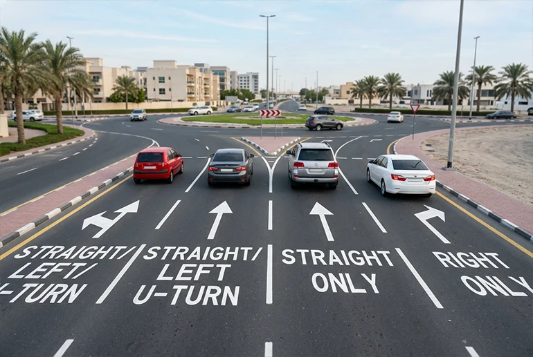 قوانین دوربرگردان‌ها در دبی