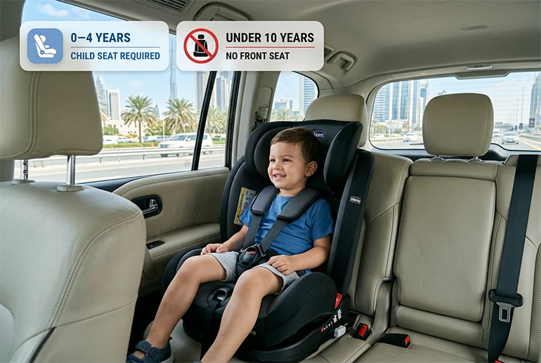 قوانین رانندگی در دبی