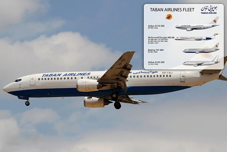 شرکت هواپیمایی تابان از ایرلاین های ایرانی