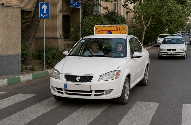 گواهینامه رانندگی پایه سوم