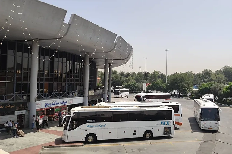 تهران تا مشهد با اتوبوس