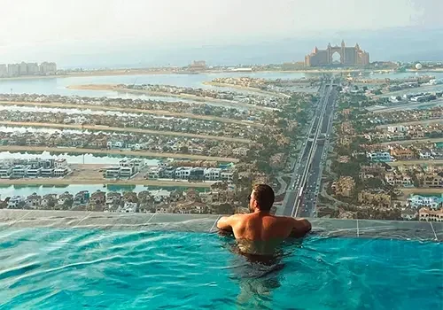 استخر اینفینیتی جاهای دیدنی دبی