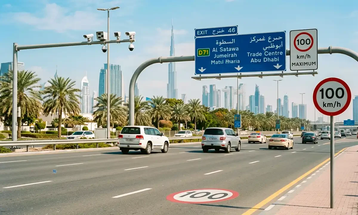 قوانین رانندگی در دبی