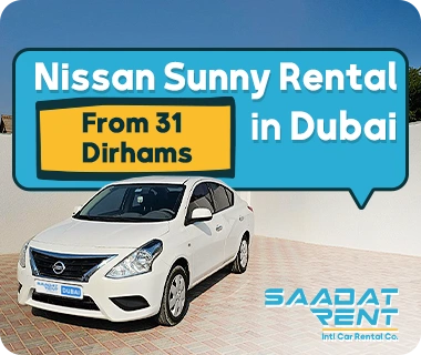 nissan sunny car rental in dubai