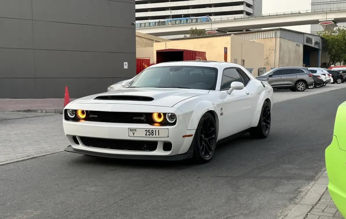 Rent a Dodge Challenger SRT V8 in Dubai for 500 AED ...