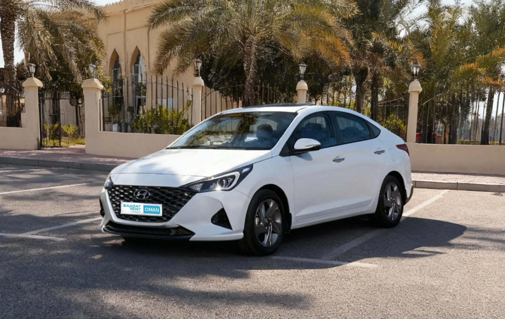 Hyundai Accent SE car rental in Oman, online reservation ...