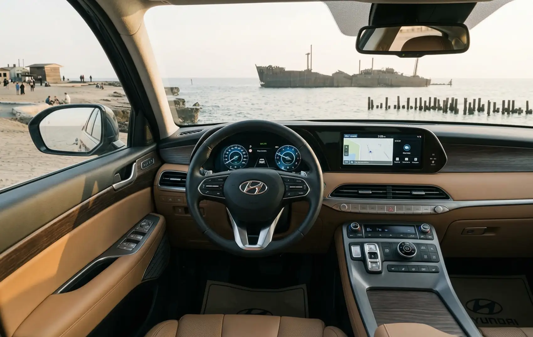 اجاره هیوندای پالیسید در کیش | قیمت کرایه پالیسید کیش ...