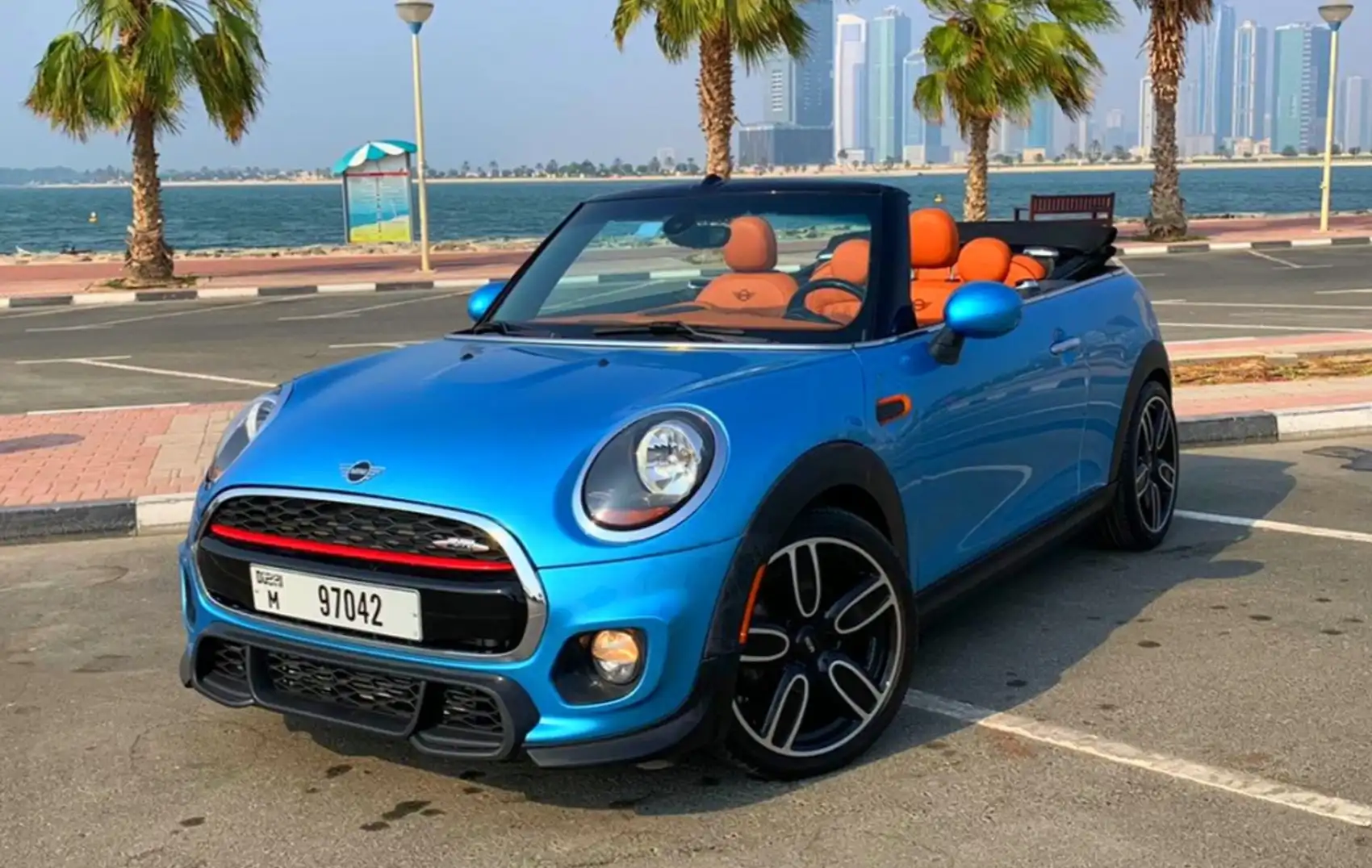 Rent a Mini Cooper JCW Convertible 2023 in Dubai, SaadatRent ...