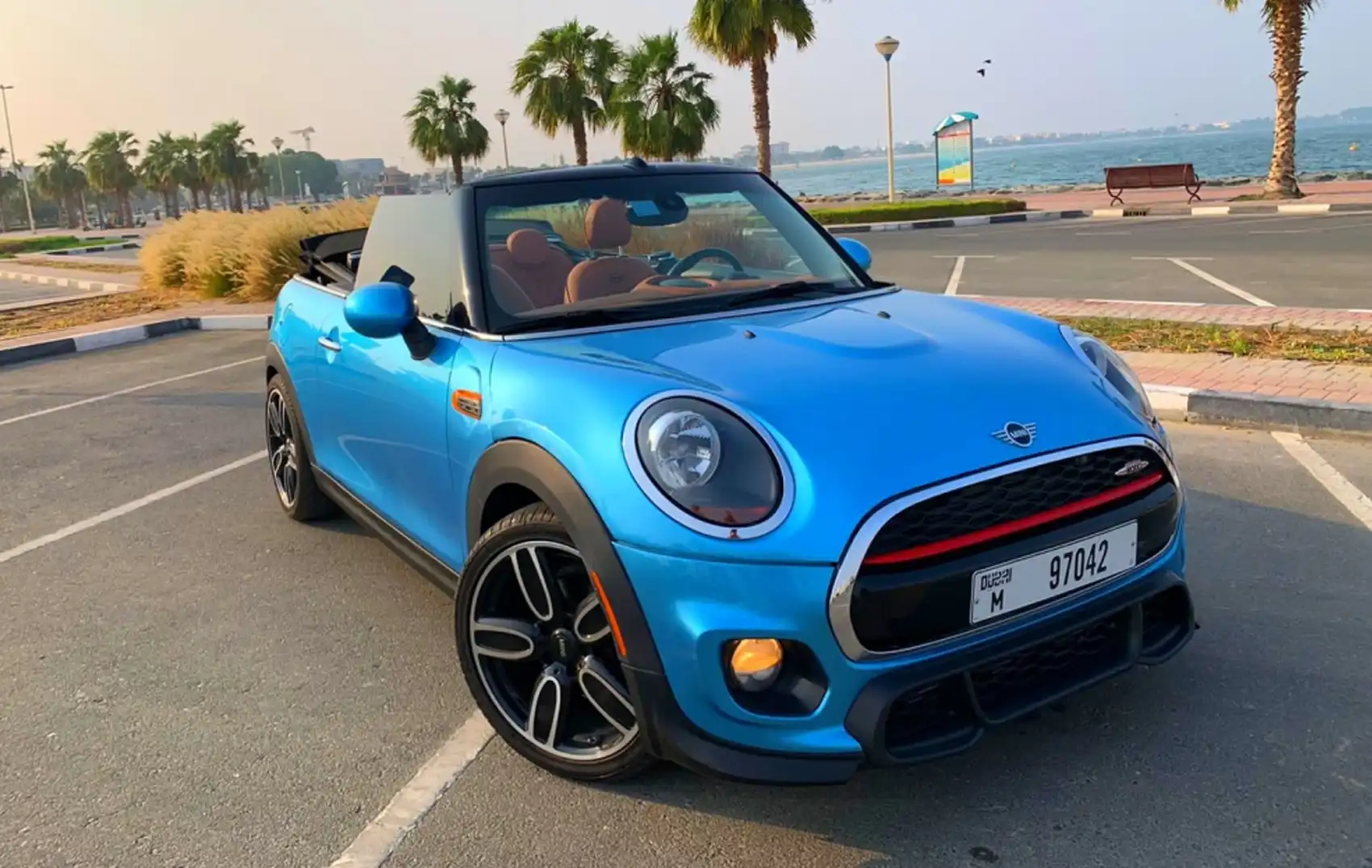 Rent a Mini Cooper JCW Convertible 2023 in Dubai, SaadatRent ...