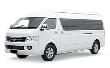 Renting a foton hiace van in Iran+ with driver ...