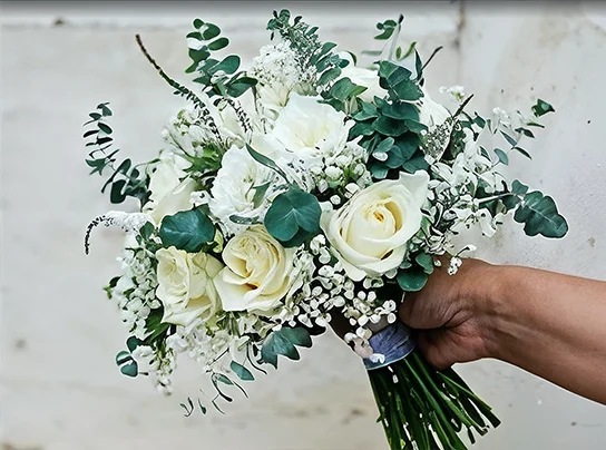 دسته گل عروس بلیندا