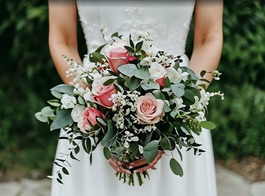 دسته گل عروس آمارا