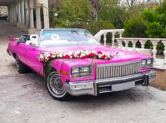 اجاره ماشین عروس بیوک صورتی