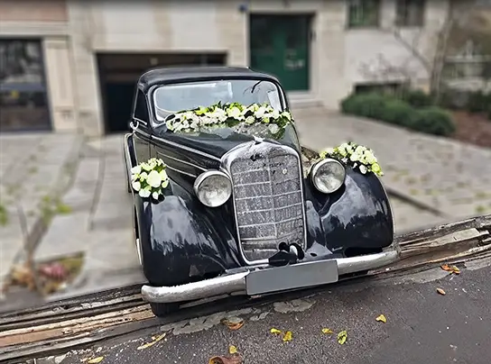 اجاره ماشین عروس بنز 170 کروک مشکی