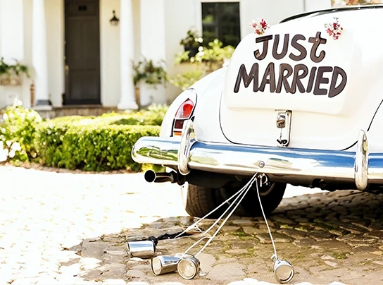 گل آرایی ماشین عروس طرح ژوان