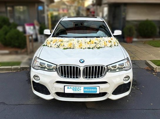 گل آرایی ماشین عروس مدل فلاوی