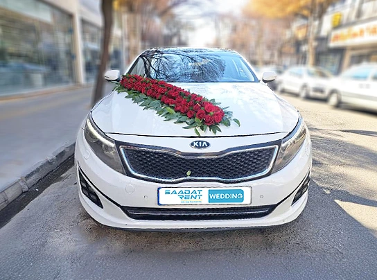 گل آرایی ماشین عروس طرح ساردین