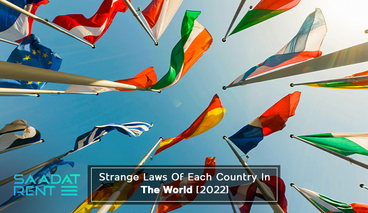 all the strange laws for countries in the world