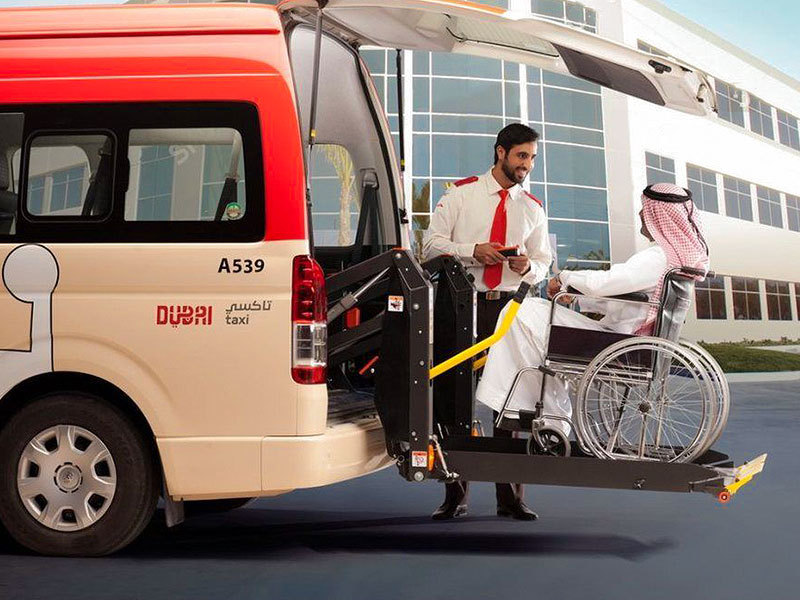 تاکسی معلولین در دبی