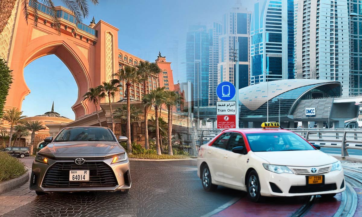 Daily taxi rental in Dubai