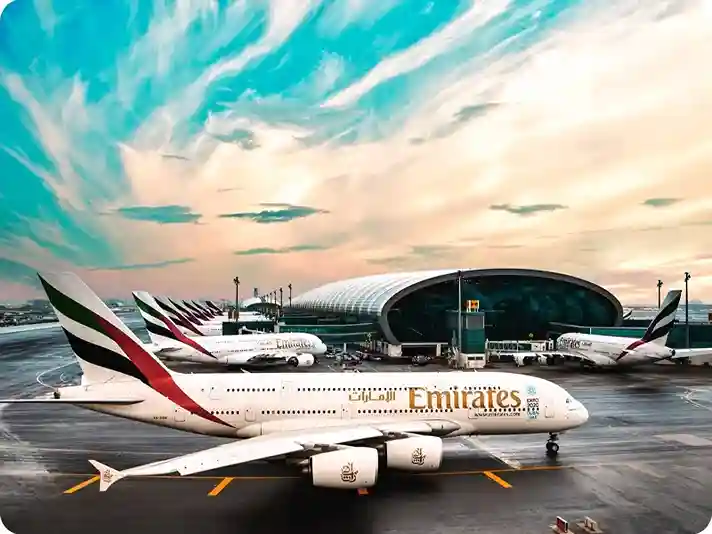 The cost of traveling to Dubai by plane