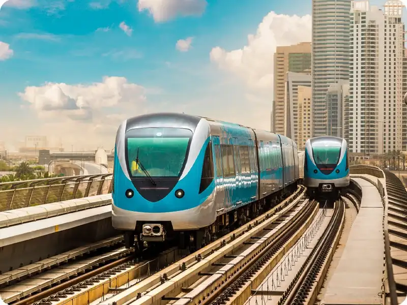 The cost of the metro in Dubai
