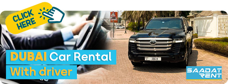luxury car rental with driver in Dubai