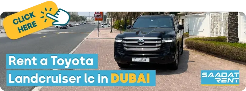 Rent a Toyota Land Cruiser in Dubai