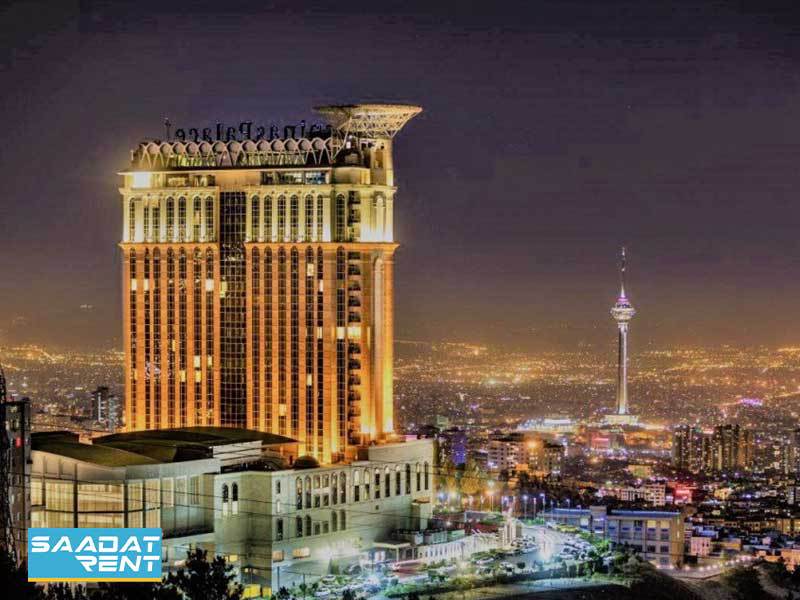 هتل 5 ستاره اسپیناس پالاس در غرب تهران