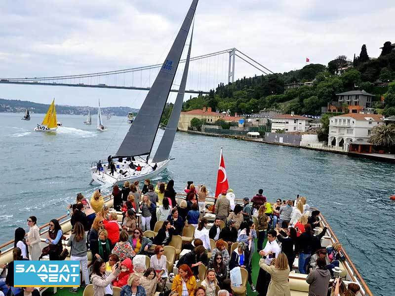 هزینه قایق سواری در استانبول