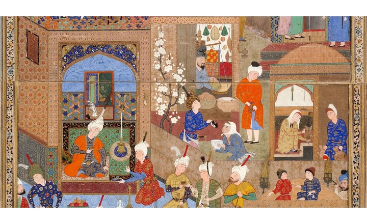 ancient Persian art miniature