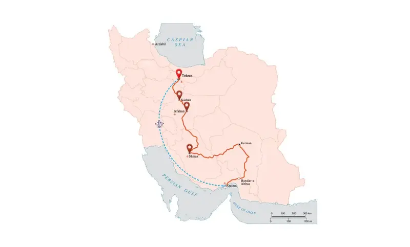 Tehran to South of Iran Private Tour (Credit: Saadatrent)