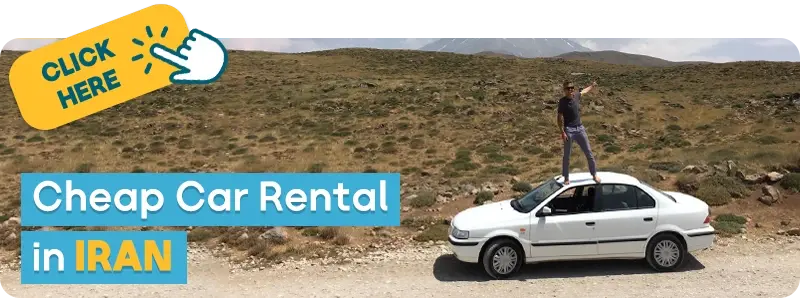 chap car rental in Iran