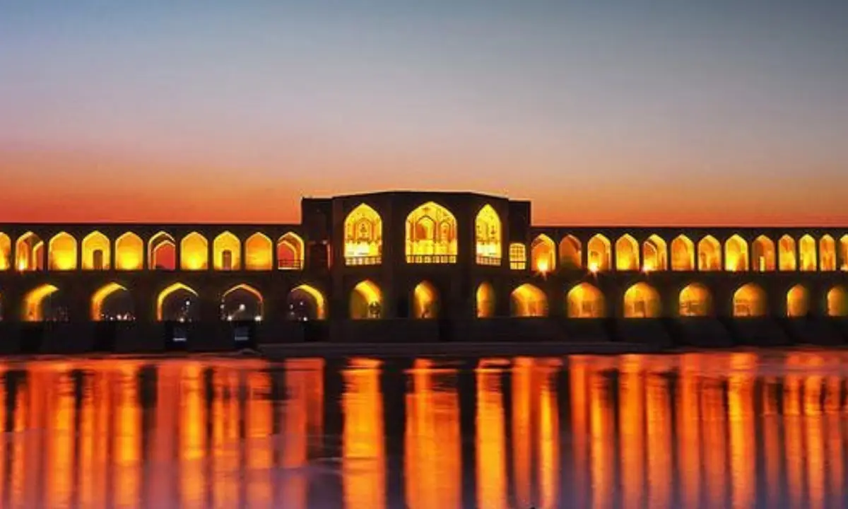 Khajoo bridge in Isfahan