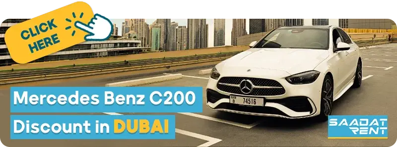 Mercedes Benz C200 Discount in Dubai