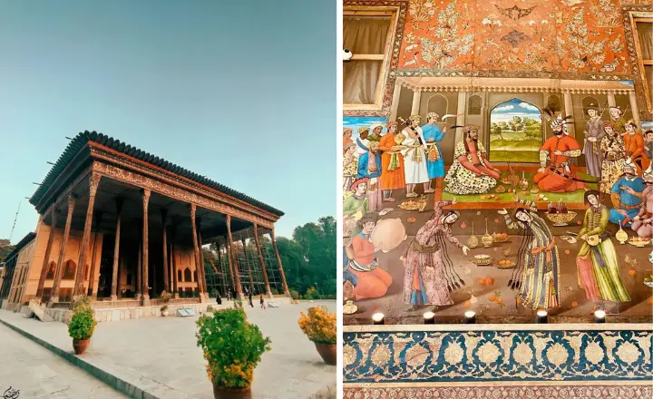 paintings of chehel sotoun palace
