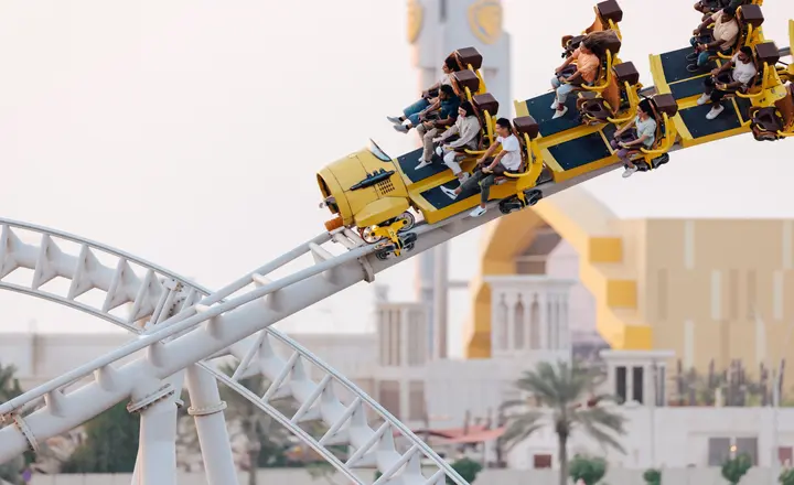 Riding the World's Fastest Roller Coaster at Ferrari World (nearby Abu Dhabi)