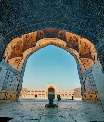 the Jameh Mosque of Isfahan