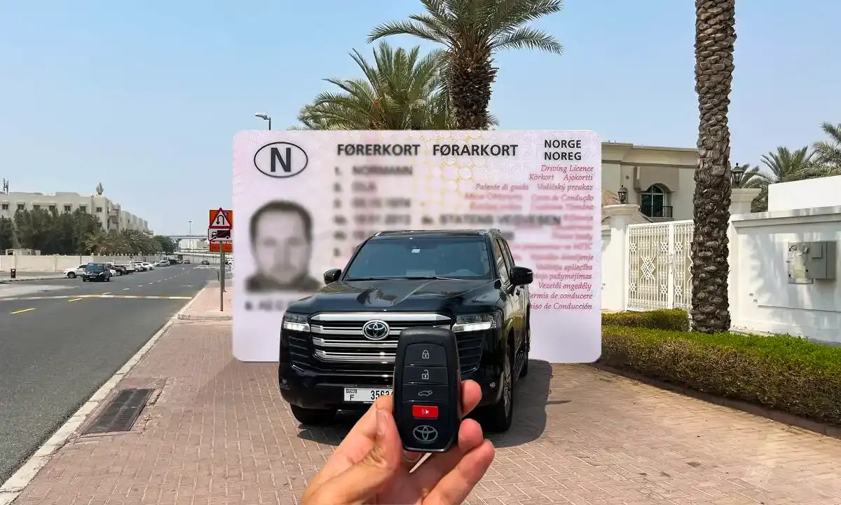 which country's driver's license is accepted in Dubai?