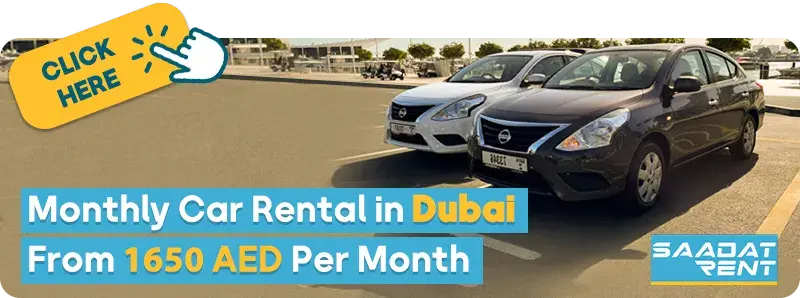 Rent a car monthly in Dubai