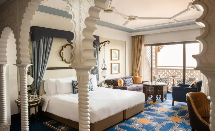 اتاق‌های هتل جمیرا القصر دبی