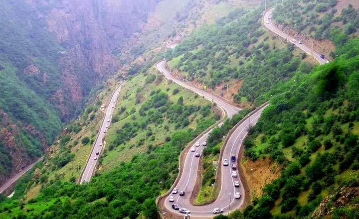 جاده ارس به جلفا از زیباترین جاده های ایران