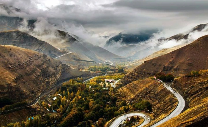 جاده چالوس از رویایی ترین جاده های ایران