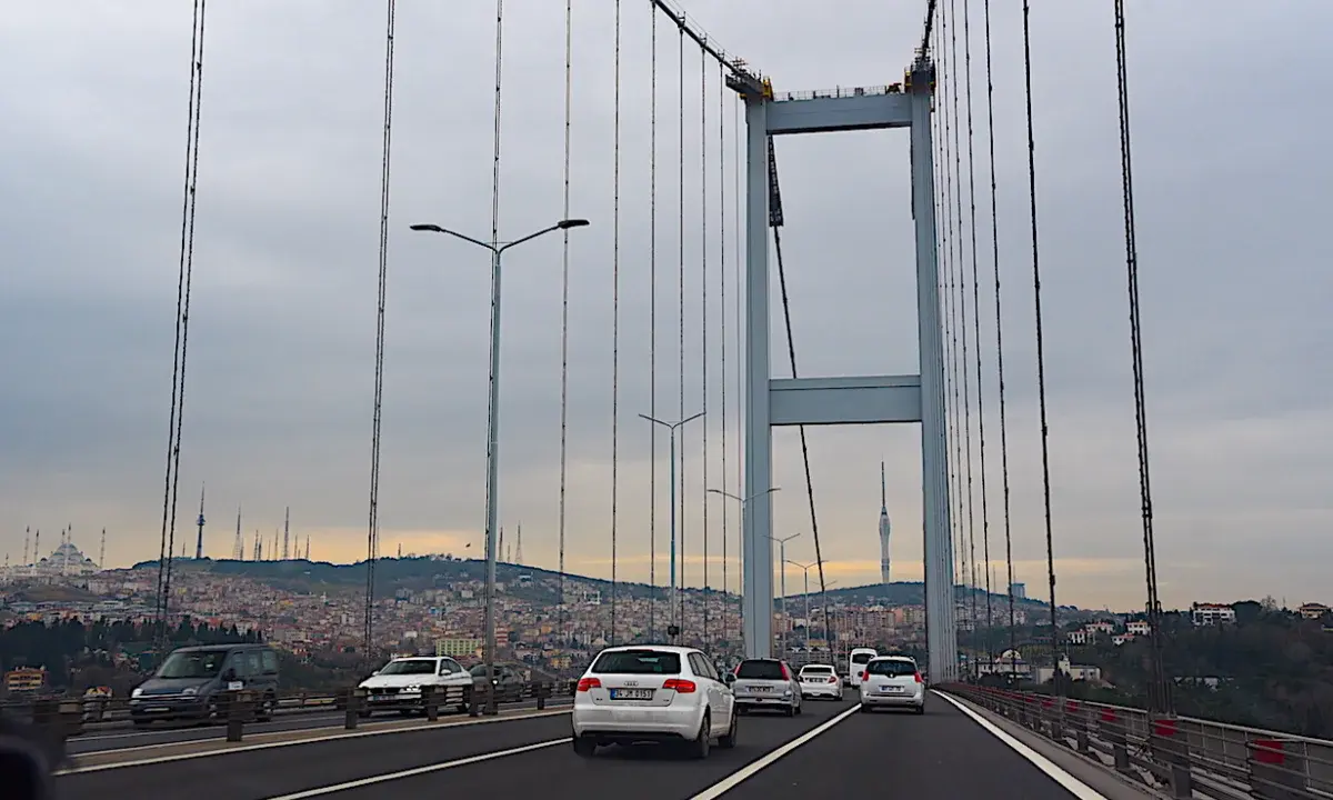 تجربه رانندگی در استانبول