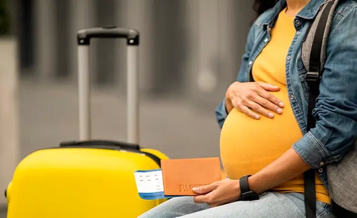 سفر با هواپیما در زمان بارداری