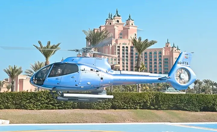 تور هلیکوپتر در جزیره پالم دبی
