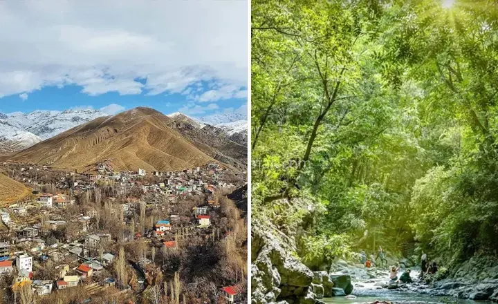 روستای کردان گردشگری تهران