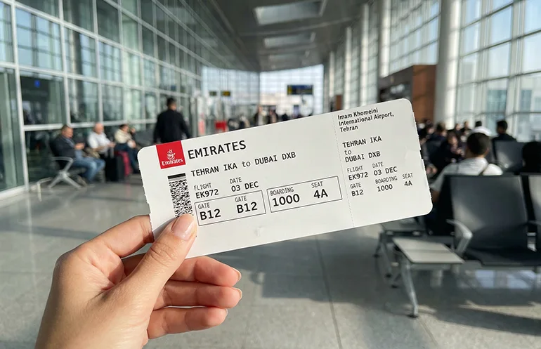 پرواز تهران به دبی